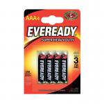Eveready Battery Silver AAA Pack of 4 RO3B4UP