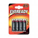 Eveready Battery Silver AA Pack of 4 R6B4UP