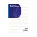 filofax a5 refill White  ruled shts 343008