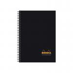 Rhodia Business Book A5 Wbnd HB Nbk Black