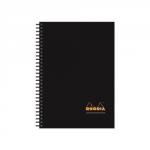 Rhodia Busi Bk A5 Wbnd HB Nbk Recyc Black