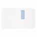 Cheap Stationery Supply of 5 Star Envelopes Pocket Press Seal with Window 90gsm White C4 Pack of 250 Office Statationery