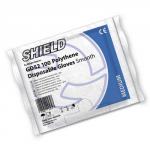 Shield Clear PE Gloves in Bags S Pack of 100
