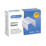 Rapesco Staples 6mm 26/6 Pack of 5000
