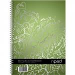 npad A4 plus wiro nbook 200pp silv/blu