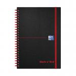 Black n Red A5 Polyprop Notebook Ruled