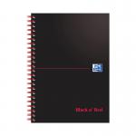 Black n Red Notebook A5 Feint 846350151