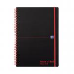 black n red wiro nbk A4  feint recy pp