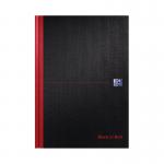black n red book A4  feint 100080473