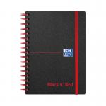 Black  n Red Notebook A6 PP Feint 100080476