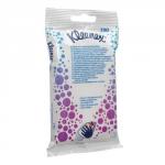 kleenex hand/surfc san wipes flow pack of  White 