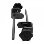 FF Jemini Dsk Screen Bracket Pack of 2 Gy/Blk
