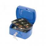 Q-Connect 6in CashBox Blue