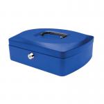 Q-Connect 10in CashBox Blue