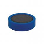 Q-Connect Magnet 25mm Blue Pack of 10