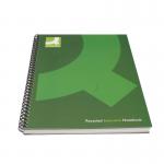 QConnect Wirebound Book A5 Recy Black