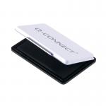 Qconnect Medium Stamp Pad Metal Case Black