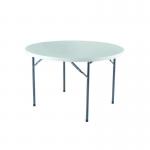 FF Jemini 1220mm Folding Round Tbl Gry