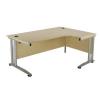 FF Arista 1800mm Radial Desk Rh Maple
