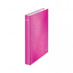 leitz wow rbind A4 plus 2dr 25mm pink 