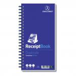 Challenge Duplicate Receipt Book Wirebound 4 Sets per Page 200 Receipts 280x152mm Ref 100080056