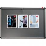 Nobo Brd 900x600mm Visual Insert Grey
