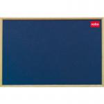 Nobo NBrd 1200x900mm Classic Oak Frm Blu