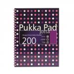 pukkapad A4  jotta pad polka dot asstd
