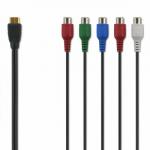 Philips Ppa1210 Compon Cable Black  Ppa1210
