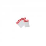 Sale Ticket 8x5in Red White Pack of 8 ST8