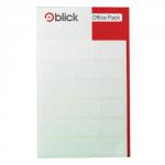 blick window pack of  12x18 White  pack of 2000 011552