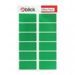 blick colour label fp 25x50 Green pack of 320