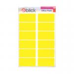 Blick Colour Label FP 25x50 Yellow Pack of 320