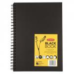 derwent A4  Black  paper sketch book port