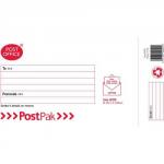 bubble lined mail b White  red print pack of 10