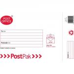 bubble lined mail c White  red print pack of 10