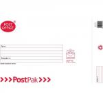 bubble lined mail f White  red print pack of 10