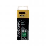 Stanley 12Mm Staples Pack of 1000 1-Tra708T