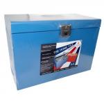 cathedral A4  file box blue A4 bl