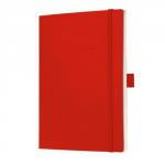 Sigel Notebook Squared 135x210x13mm Red