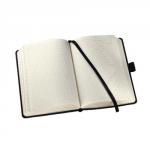 Sigel Notebook Lined 108x151x20mm Black