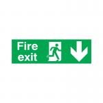 FireExit RM Arw Down 150x450 PVC
