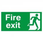 FireExit Running Man Right 150x300 PVC