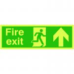 FireExit RM Arw Up 150x450 Niteglo PVC