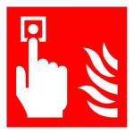 Fire Alarm C Point Symbol 100x100 PVC