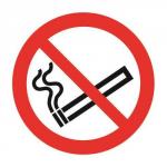 No Smoking Symbol 100x100 PVC PH04702R