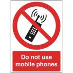 Do Not Use MobPhones A5 PVC