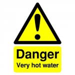 Danger Very Hot Water A5 S/A