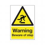 Warning Beware Of Step A5 PVC HA21451R