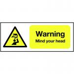 Mind Your Head A5 Warning PVC
